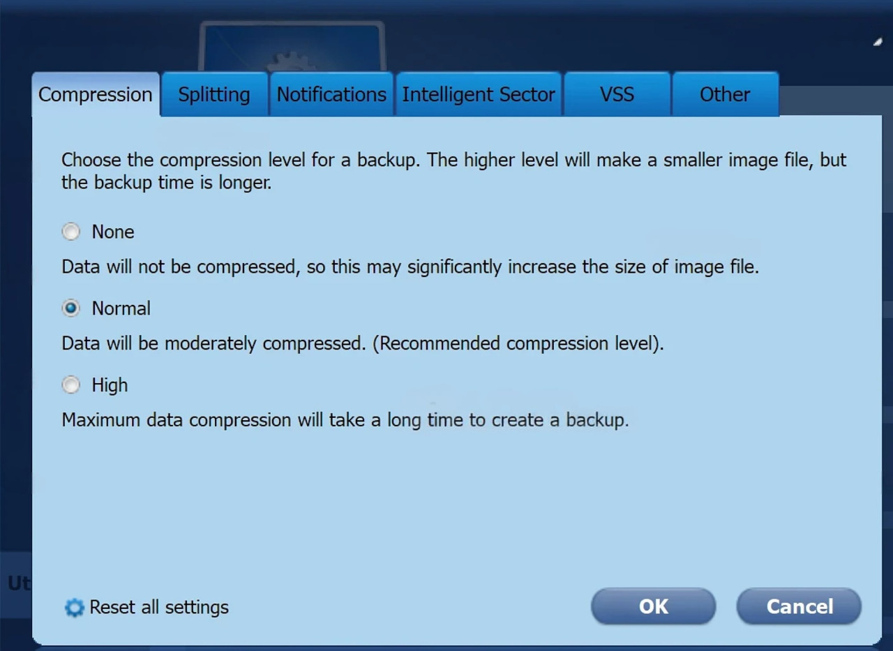 Screenshot von AOMEI Backupper Technician Plus
