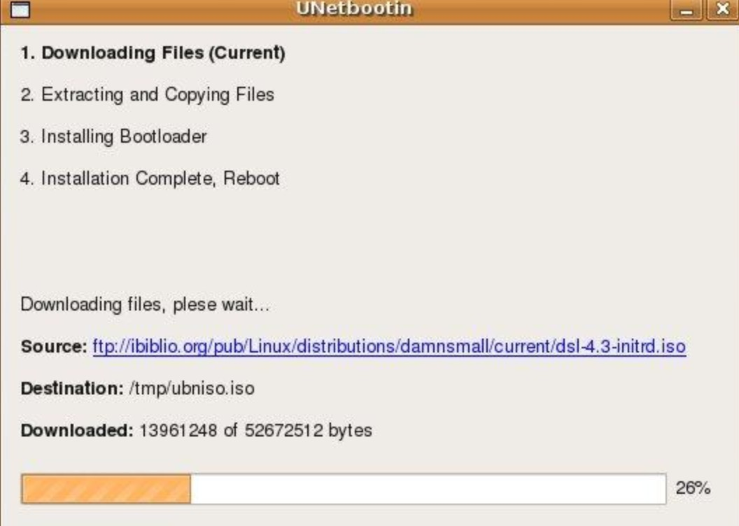 Screenshot von UnRaR